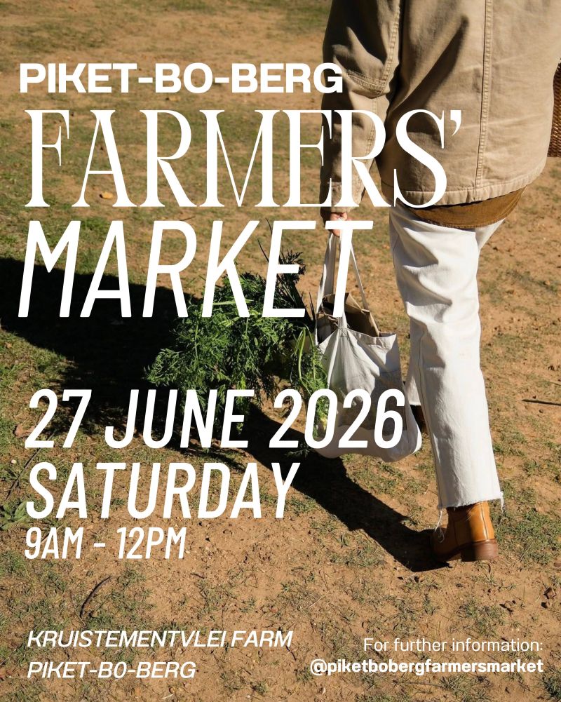 Piket-Bo-Berg Farmer's Market 27 June