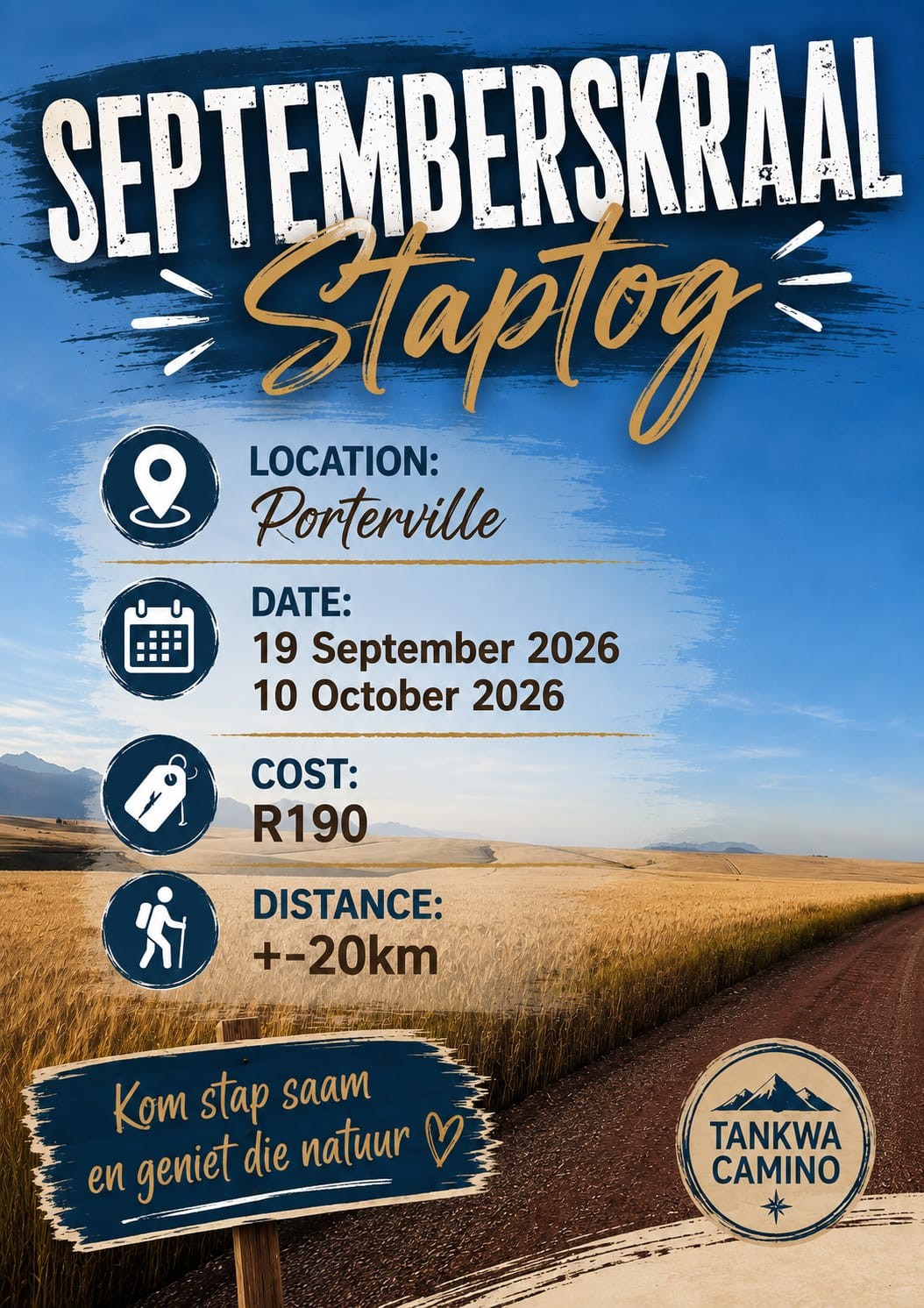 Septemberskraal Staptog